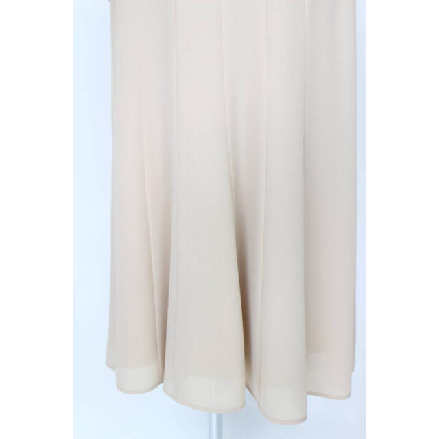 SOIR(ソワール)の新品 ドルチェ スカート 9号 シフォン ベージュピンク カラーフォーマル レディースのフォーマル/ドレス(その他)の商品写真