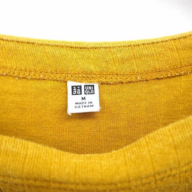 UNIQLO(ユニクロ)のユニクロ UNIQLO ニット セーター リブ 無地 シンプル 丸首 五分袖 コ エンタメ/ホビーのコスプレ(その他)の商品写真