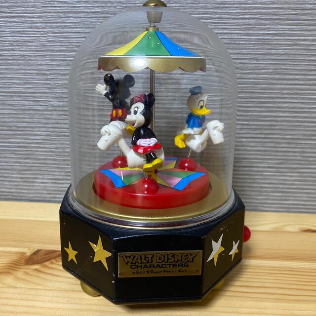 Disney(ディズニー)のディズニー オルゴール ミキーマウス ドナルドダック ミニーマウス 廃盤モデル インテリア/住まい/日用品のインテリア小物(オルゴール)の商品写真