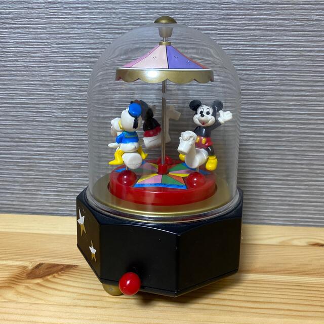 Disney(ディズニー)のディズニー オルゴール ミキーマウス ドナルドダック ミニーマウス 廃盤モデル インテリア/住まい/日用品のインテリア小物(オルゴール)の商品写真