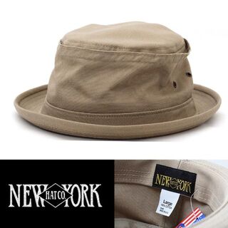 ニューヨークハット(NEW YORK HAT)のハット ポークパイ 帽子 ニューヨークハット Lサイズ カーキ 3014-KHA(ハット)