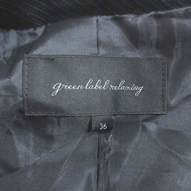 UNITED ARROWS green label relaxing(ユナイテッドアローズグリーンレーベルリラクシング)のグリーンレーベルリラクシング テーラードジャケット リブ 総裏地 36 紺 レディースのジャケット/アウター(その他)の商品写真