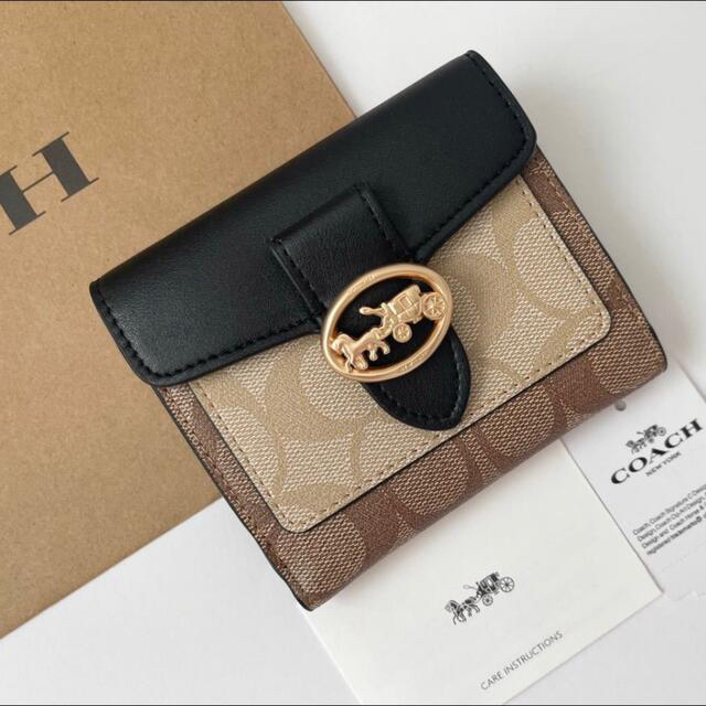 COACH - 【新品・箱袋付】COACH コーチ ミニ財布 馬モチーフ ...