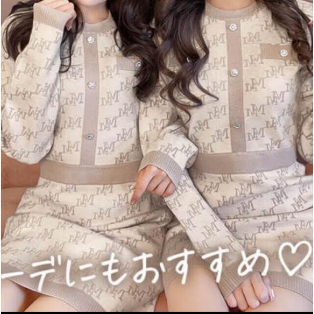 michellMacaron - ミシェルマカロン♡MMモノグラムニットワンピースの michellMacaron - ミシェルマカロン♡MMモノグラムニットワンピースの