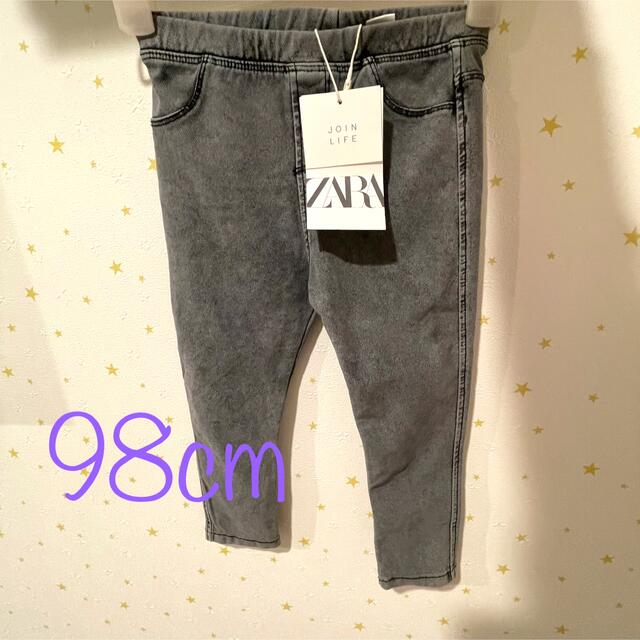 ZARA(ザラ)のZARA  デニムレギパン　98cm レギンス キッズ/ベビー/マタニティのキッズ服男の子用(90cm~)(パンツ/スパッツ)の商品写真