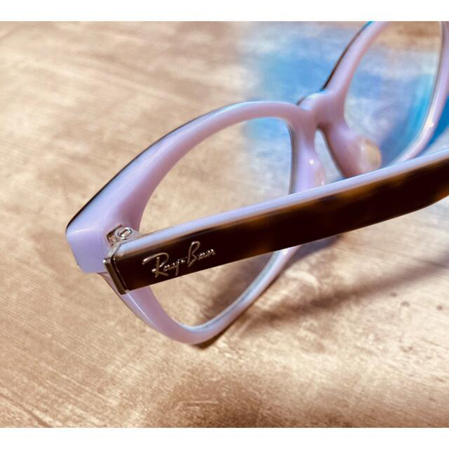 Ray-Ban(レイバン)の眼鏡フレーム　レイバン　Ray-Ban ウェリントン　フルリム　茶色　ブラウン レディースのファッション小物(サングラス/メガネ)の商品写真