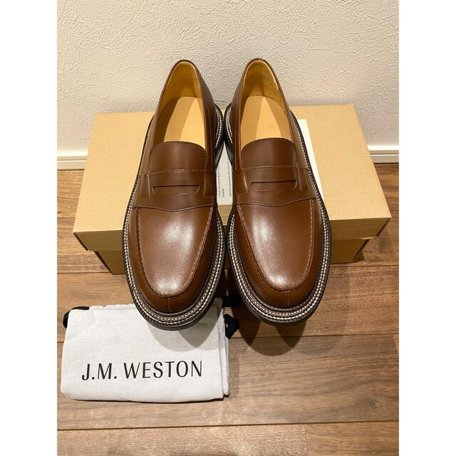 J.M. WESTON(ジェーエムウエストン)の◻︎新品◻︎JM WESTON  トリプルソール　ローファー メンズの靴/シューズ(ドレス/ビジネス)の商品写真