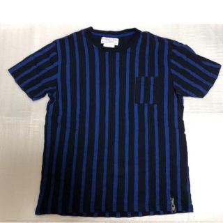 チャオパニックティピー(CIAOPANIC TYPY)の美品！チャオパニックティピー　Tシャツ　L ブラック×ブルー(Tシャツ/カットソー(半袖/袖なし))