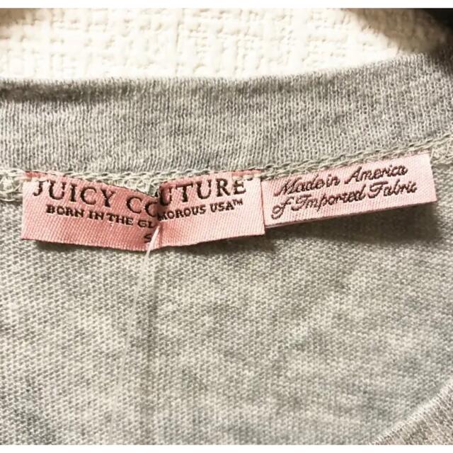 Juicy Couture(ジューシークチュール)の◆新品正規品◆ジューシークチュールJUICY COUTURE Tシャツ　GREY レディースのトップス(Tシャツ(半袖/袖なし))の商品写真