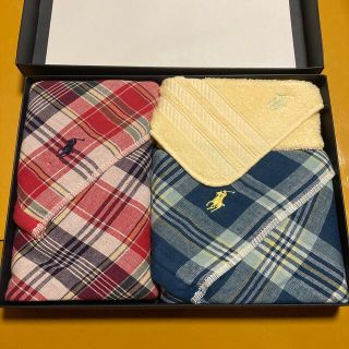 ポロラルフローレン(POLO RALPH LAUREN)の【定形外】POLOフェイス2枚・ウォッシュタオルセット(タオル/バス用品)