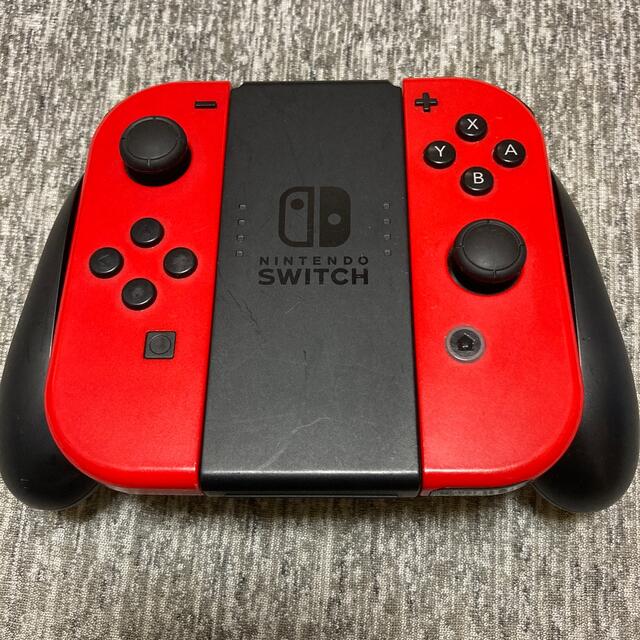 Nintendo Switch Joy-Con レッド　グリップ付き