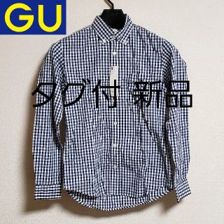 ジーユー(GU)の【翌日発送 タグ付新品 送料込】 GU ギンガム シャツ メンズ(シャツ)