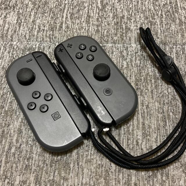 Nintendo Switch Joy-Conグレー ストラップ付き - その他