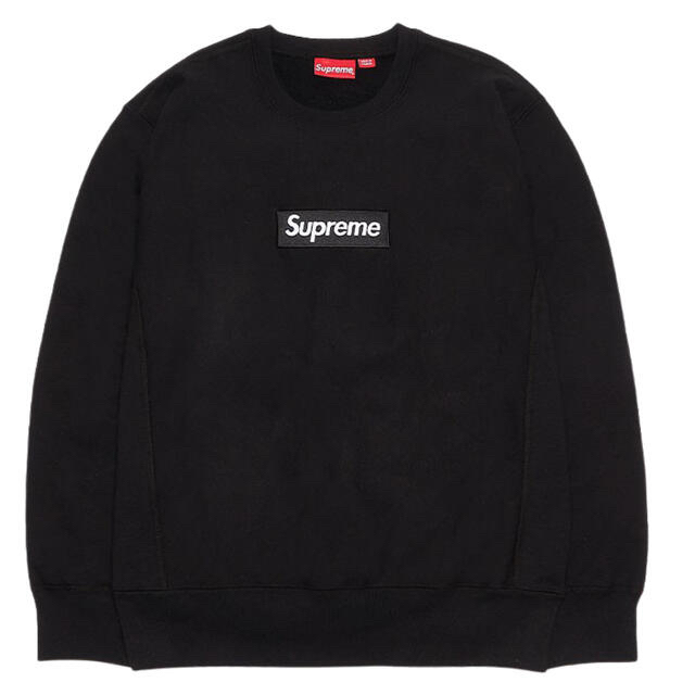 Supreme Box Logo Crewneck Black Sサイズスウェット