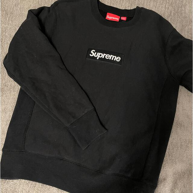 Supreme Box Logo Crewneck Black Sサイズスウェット