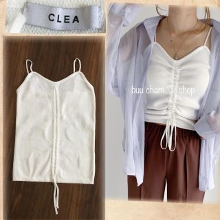 クレア（CLEA）(CLEA)のCLEA♡ドロストサマーニットキャミソール(キャミソール)