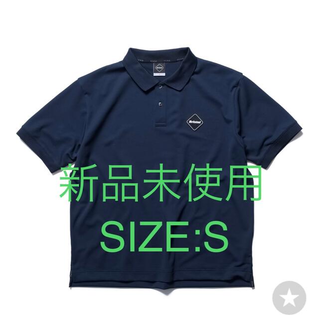 ネイビーサイズFCRB EMBLEM POLO 22S/S エフシーアールビー ポロ