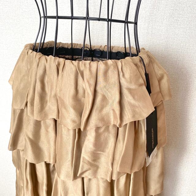 DOUBLE STANDARD CLOTHING(ダブルスタンダードクロージング)のダブルスタンダードクロージング ヴァニラクチュール　ティアードフリルスカート　 レディースのスカート(ロングスカート)の商品写真