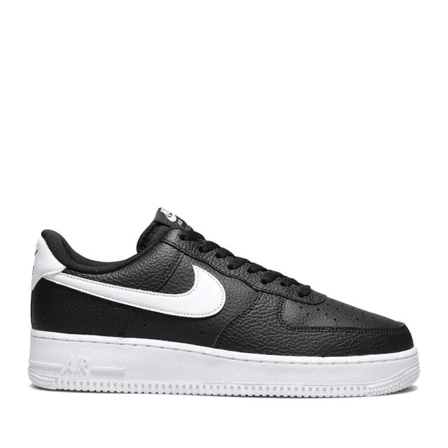 NIKE AIR FORCE 1 07 BLACK/WHITE 29.0cm