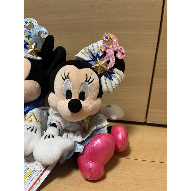 Disney(ディズニー)のディズニー　20周年ぬいぐるみ　ミッキー　ミニー エンタメ/ホビーのおもちゃ/ぬいぐるみ(ぬいぐるみ)の商品写真