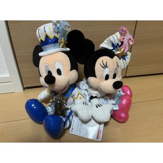 ディズニー(Disney)のディズニー　20周年ぬいぐるみ　ミッキー　ミニー(ぬいぐるみ)