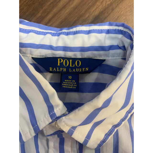 POLO RALPH LAUREN(ポロラルフローレン)のポロ　ラルフローレン　ベルトワンピース　140センチ キッズ/ベビー/マタニティのキッズ服女の子用(90cm~)(ワンピース)の商品写真