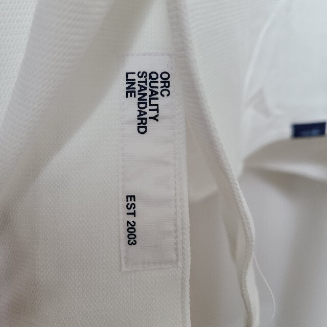 ORIHICA(オリヒカ)のORIHICA　オリヒカ　GARAGE　半袖シャツ　ポロシャツ　Ｓサイズ　白 メンズのトップス(ポロシャツ)の商品写真