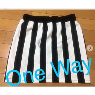 One wayスカート(ミニスカート)