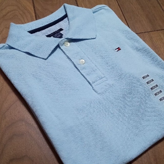 TOMMY HILFIGER(トミーヒルフィガー)のTOMMY HILFIGER  キッズ150 160 ポロシャツ　新品未使用 キッズ/ベビー/マタニティのキッズ服男の子用(90cm~)(Tシャツ/カットソー)の商品写真