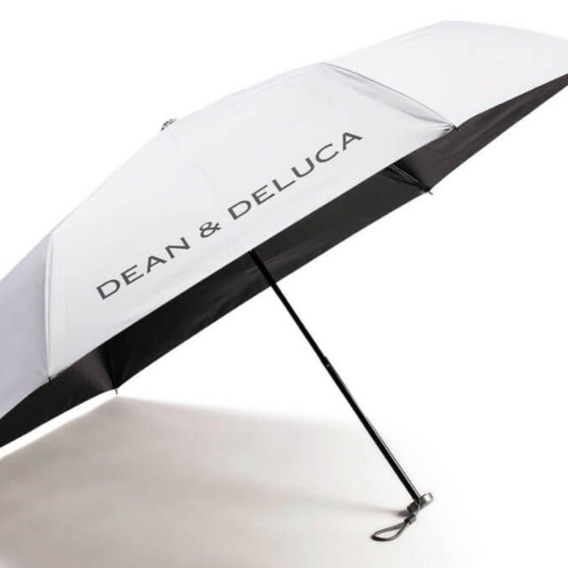 DEAN & DELUCA(ディーンアンドデルーカ)の新作　DEAN & DELUCA　折り畳み傘 (晴雨兼用)ホワイト　母の日 レディースのファッション小物(傘)の商品写真