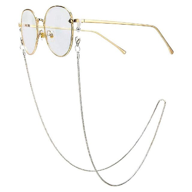 836★メガネチェーン メガネストラップ 眼鏡チェーン 1点 レディースのファッション小物(サングラス/メガネ)の商品写真