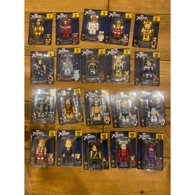 be@rbrick happyクジ ベアブリック賞　フルコンプ　x men