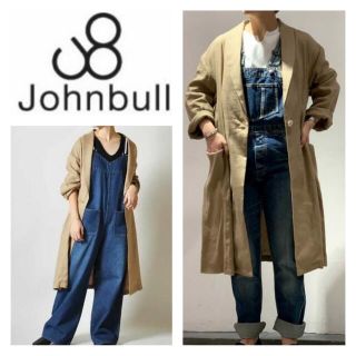 ジョンブル(JOHNBULL)のJohnbull ジョンブル ⭐︎ Sサイズ リネンショールカラーコート(スプリングコート)