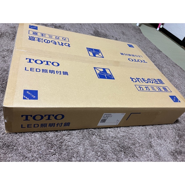 LED付き洗面化粧鏡 TOTO EL80013 - 壁掛けミラー