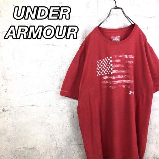 アンダーアーマー(UNDER ARMOUR)の希少 90s アンダーアーマー Tシャツ ビッグプリント 美品(Tシャツ/カットソー(半袖/袖なし))