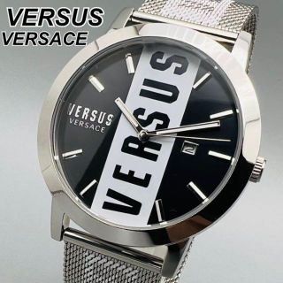 ヴェルサーチ(VERSACE)のケース付属【新品】ヴェルサス/ヴェルサーチ メンズ クォーツ 腕時計 金 銀(腕時計(アナログ))