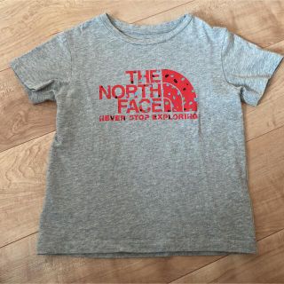 ザノースフェイス(THE NORTH FACE)のノースフェイス　Tシャツ　キッズ　半袖　120 グレー　(Tシャツ/カットソー)