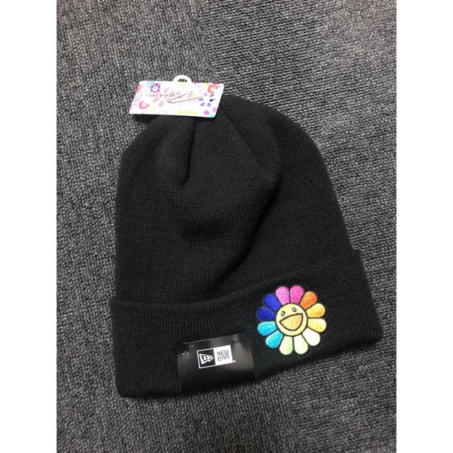 NEW ERA(ニューエラー)の【限定】newera×村上隆 Basic CuffKnit FLOWERビーニー メンズの帽子(ニット帽/ビーニー)の商品写真