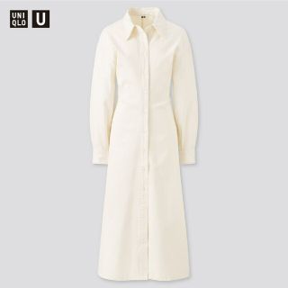 ユニクロ(UNIQLO)のUNIQLOＵ ロングシャツデニムワンピース(ロングワンピース/マキシワンピース)