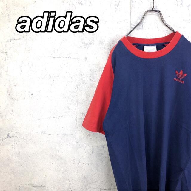 adidas(アディダス)の希少 90s アディダス Tシャツ プリントロゴ ビッグシルエット 美品 メンズのトップス(Tシャツ/カットソー(半袖/袖なし))の商品写真