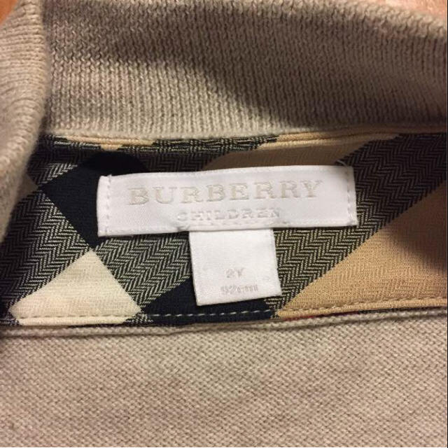 BURBERRY(バーバリー)のバーバリー キッズ  羽織ニット キッズ/ベビー/マタニティのキッズ服男の子用(90cm~)(カーディガン)の商品写真