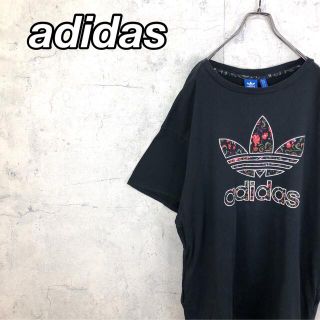 アディダス(adidas)の希少 90s アディダス Tシャツ プリントロゴ トレフォイルロゴ 美品(Tシャツ/カットソー(半袖/袖なし))