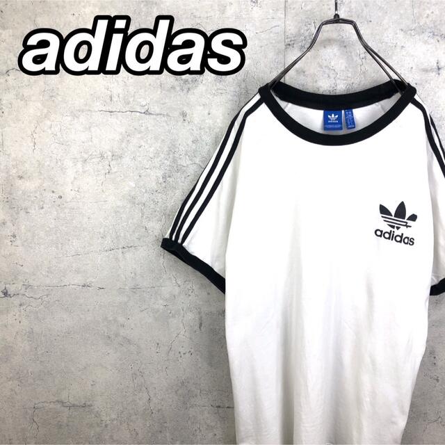 adidas(アディダス)の希少 90s アディダス Tシャツ プリント トレフォイルロゴ メンズのトップス(Tシャツ/カットソー(半袖/袖なし))の商品写真