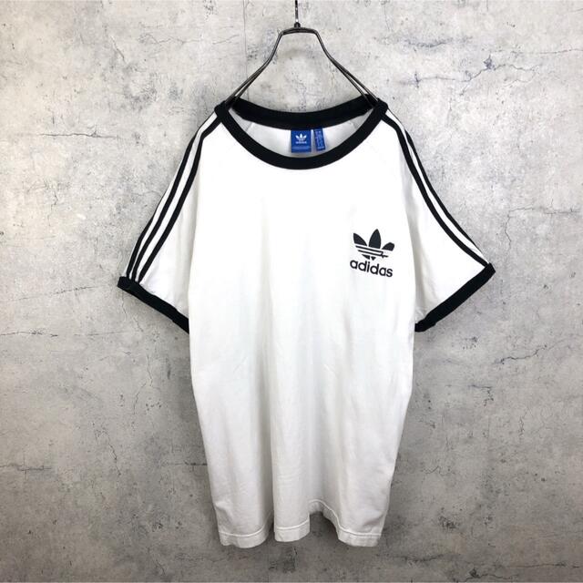 adidas(アディダス)の希少 90s アディダス Tシャツ プリント トレフォイルロゴ メンズのトップス(Tシャツ/カットソー(半袖/袖なし))の商品写真