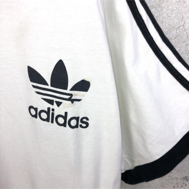 adidas(アディダス)の希少 90s アディダス Tシャツ プリント トレフォイルロゴ メンズのトップス(Tシャツ/カットソー(半袖/袖なし))の商品写真