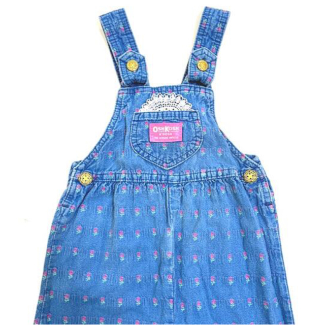 OshKosh(オシュコシュ)の【100cm】USA OSHKOSH overall【y1006】 キッズ/ベビー/マタニティのキッズ服女の子用(90cm~)(パンツ/スパッツ)の商品写真