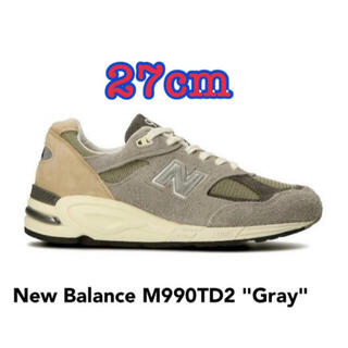ニューバランス(New Balance)のNew Balance M990TD2 Gray 27cm atmos 当選品(スニーカー)