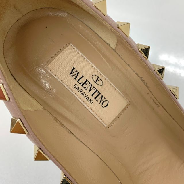 VALENTINO(ヴァレンティノ)の4043 ヴァレンティノ ロックスタッズ パテント レザー パンプス ブラック レディースの靴/シューズ(ハイヒール/パンプス)の商品写真