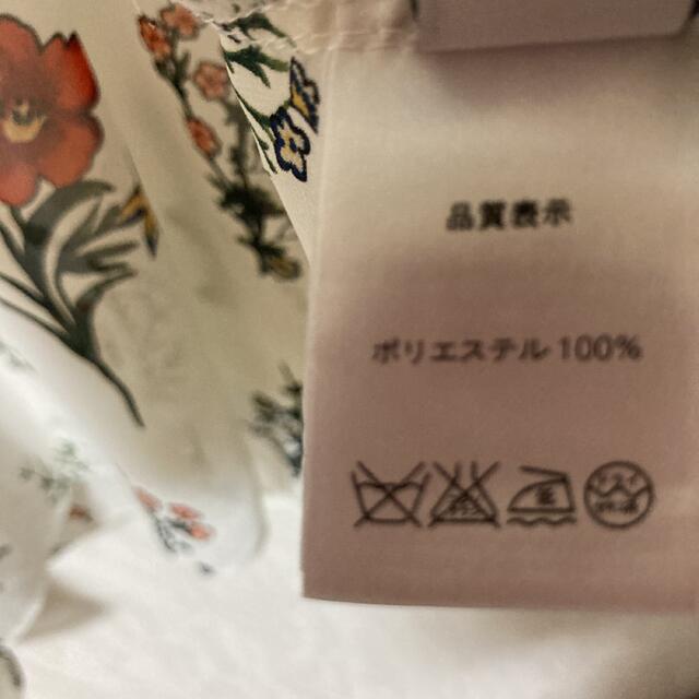 dholic(ディーホリック)のレトロ花柄のひらり袖シアーシャツ レディースのトップス(シャツ/ブラウス(長袖/七分))の商品写真