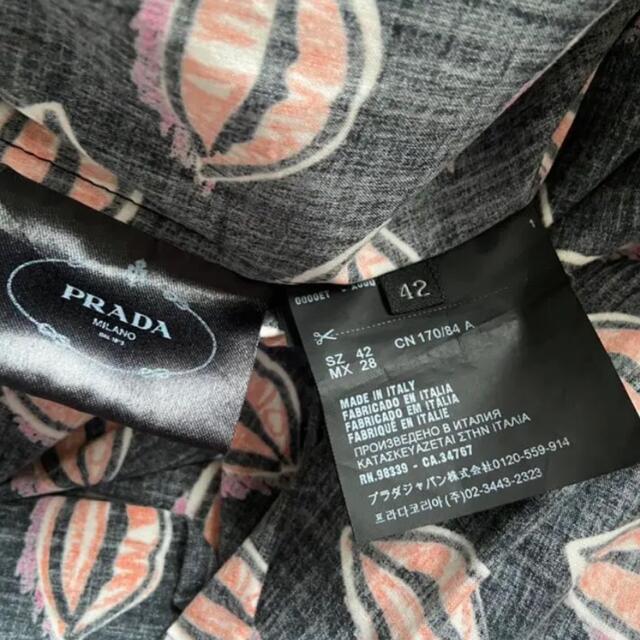 のワンピー PRADA - PRADA プラダ ワンピース リップ柄 唇 美品の通販